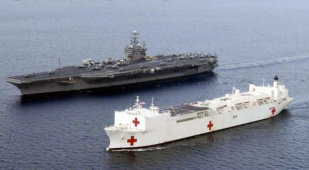 US Navy Hospital Ship